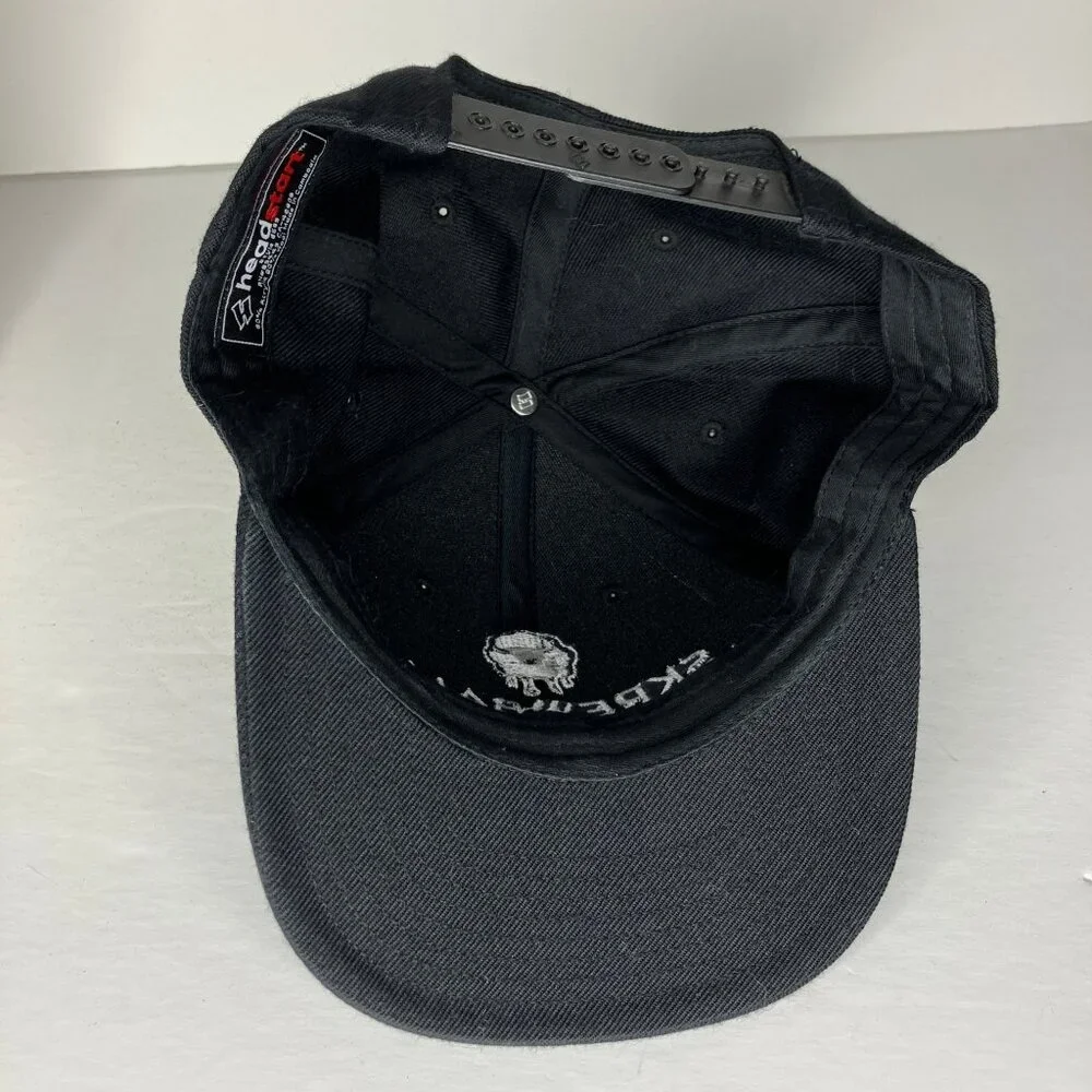 Skrewball Hat Adjustable Men's Black Peanut Butter Whiskey Logo